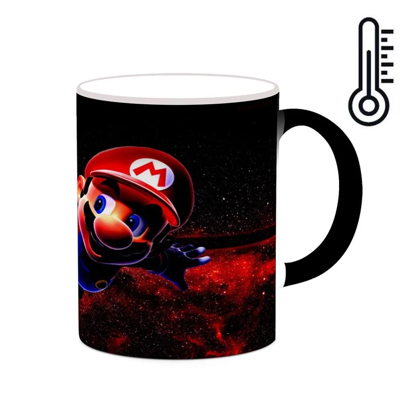ماگ حرارتی کاکتی مدل بازی سوپر ماریو Super Mario Galaxy کد mgh30574