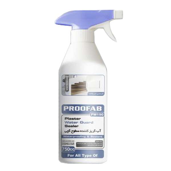 اسپری آب گریز کننده سطوح گچی پروفاب مدل PW190 حجم 750 میلی‌لیتر