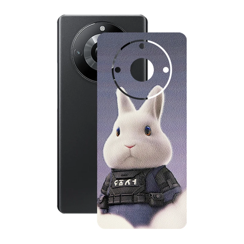 برچسب پوششی ریمکس مدل Leth طرح خرگوش پلیس مناسب برای گوشی موبایل ریلمی 11 Pro Plus