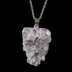 گردنبند دخترانه مدل آمیتیست کد 5-108