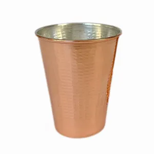 لیوان مسی مدل شیپوری چکشی بدون دسته کد ZH343