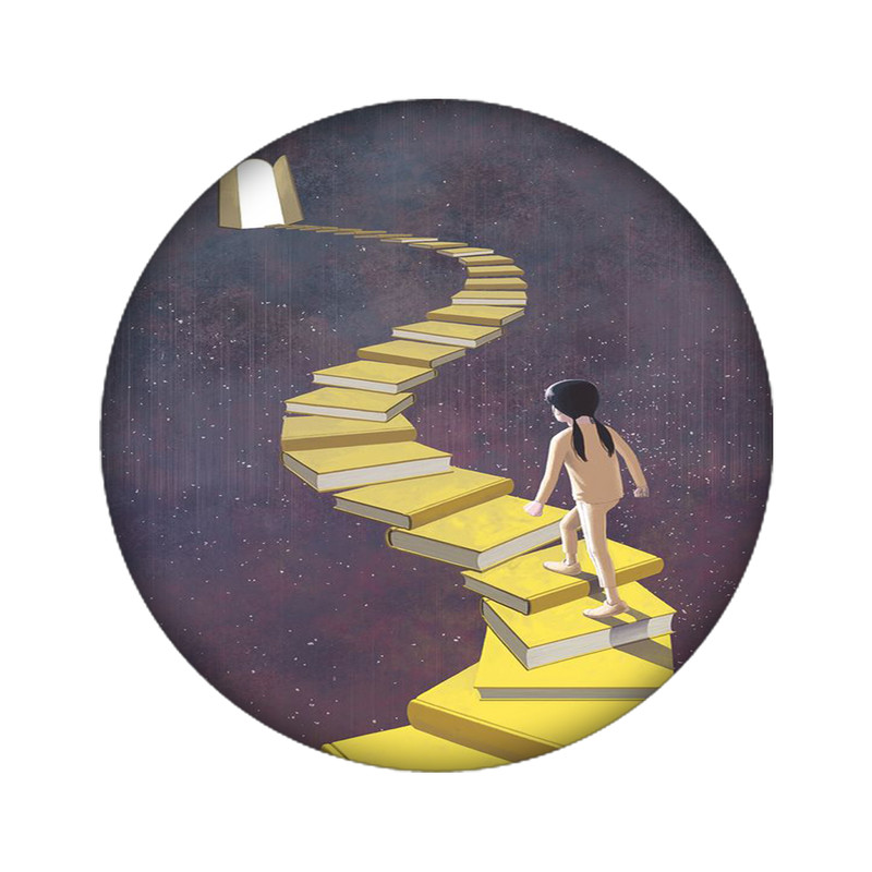 استیکر تزئینی موبایل مدل کتاب کد 4020