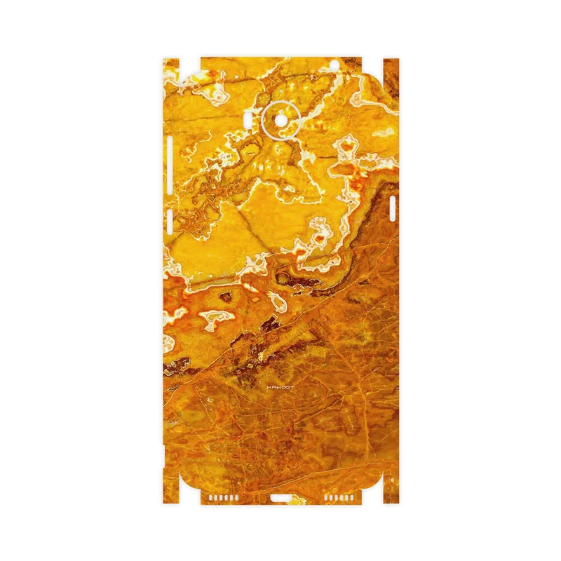 برچسب پوششی ماهوت مدل Gold Marble-FullSkin مناسب برای گوشی موبایل هوآوی Y5 2017