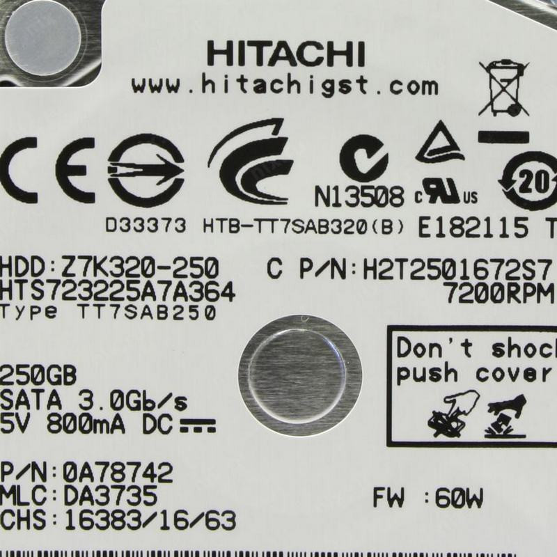 هارددیسک اینترنال هیتاچی مدل Z7K320-250 ظرفیت 250 گیگابایت 3
