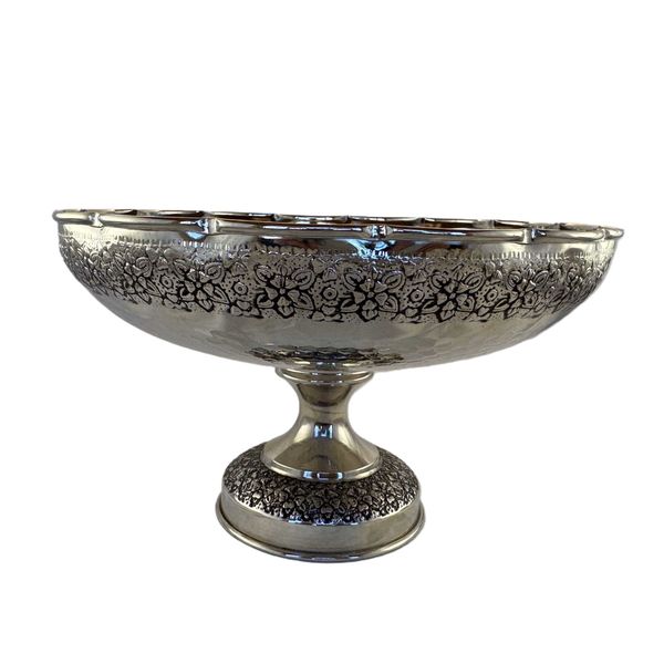 میوه خوری قلمزنی مدل گلدار