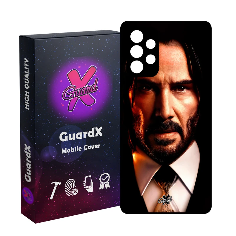 کاور گارد ایکس طرح جان ویک مدل Glass10573 مناسب برای گوشی موبایل سامسونگ Galaxy A73