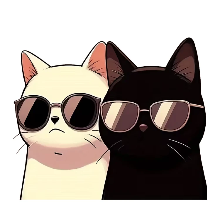 استیکر پارچه و لباس پاد آفرین مدل گربه کیوت فانتزی بامزه کد S2554