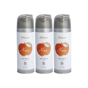 اسپری بدن زنانه کلینوس مدل nina حجم 150 میلی لیتر مجموعه 3 عددی