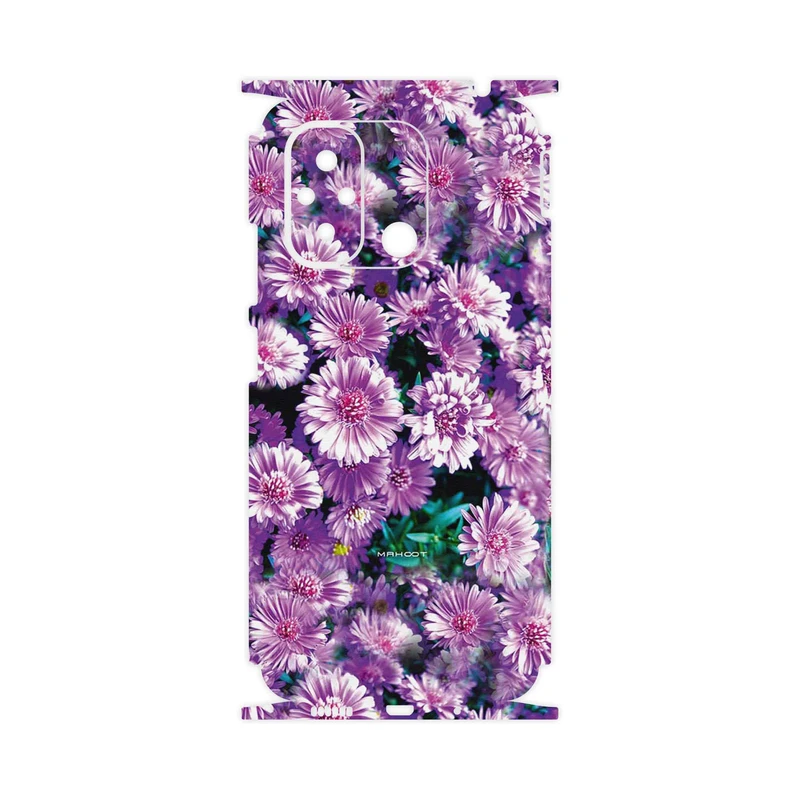 برچسب پوششی ماهوت مدل Purple_Flower-FullSkin مناسب برای گوشی موبایل شیائومی Redmi 12C