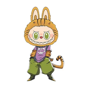 استیکر پارچه و لباس پاد آفرین طرح لبوبو کد 35