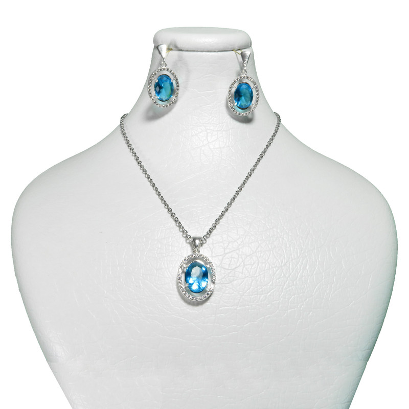 نیم ست نقره زنانه کد AV174-S10 C1 نیم ست نقره زنانه کد AV174-S10 C1