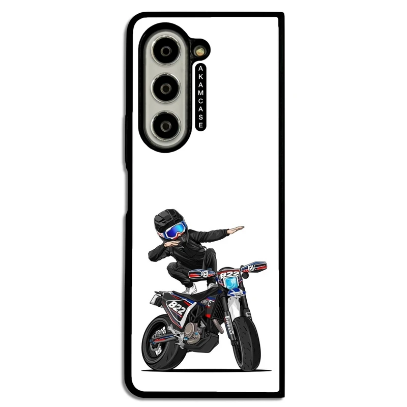 کاور آکام مدل AMC-WSGZFOLD5-MOTORCYCLE-13 مناسب برای گوشی موبایل سامسونگ Galaxy Z Fold 5