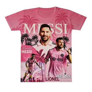 تی‌شرت آستین کوتاه ورزشی پسرانه مدل مسی طرح اینتر میامی کد S170