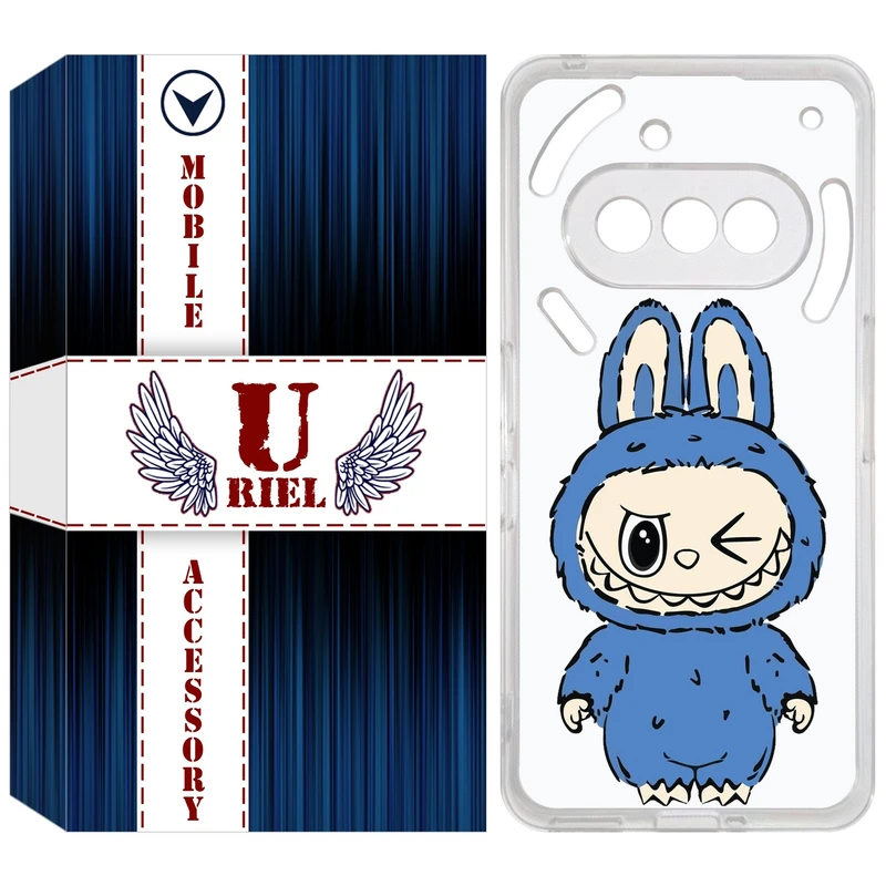 کاور یوریل مدل Clear کد 116 طرح لبوبو مناسب برای گوشی موبایل ناتینگ فون Nothing Phone 3a