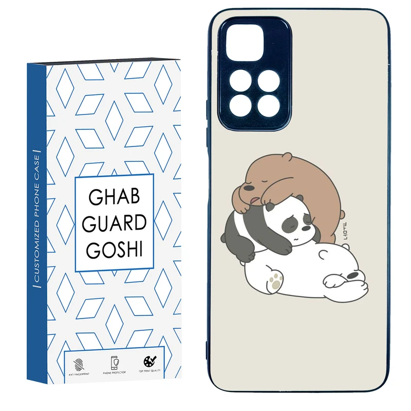 کاور قاب گارد گوشی طرح سه خرس کله پوک کد TPU-274 مناسب برای گوشی موبایل شیائومی Redmi Note 11 Pro Plus 5G