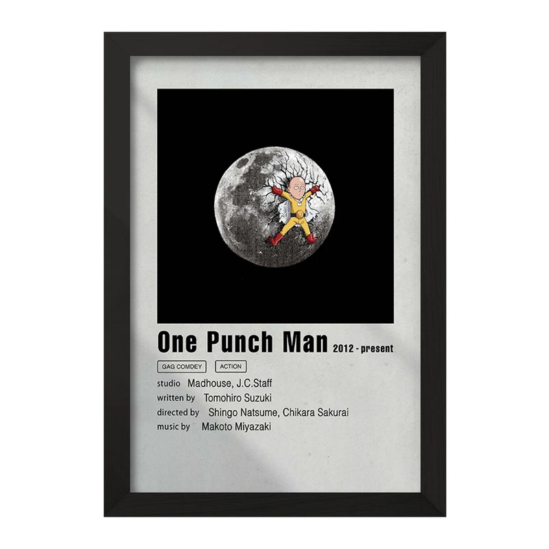 تابلو خندالو مدل انیمه مرد تک مشتی کد F11261