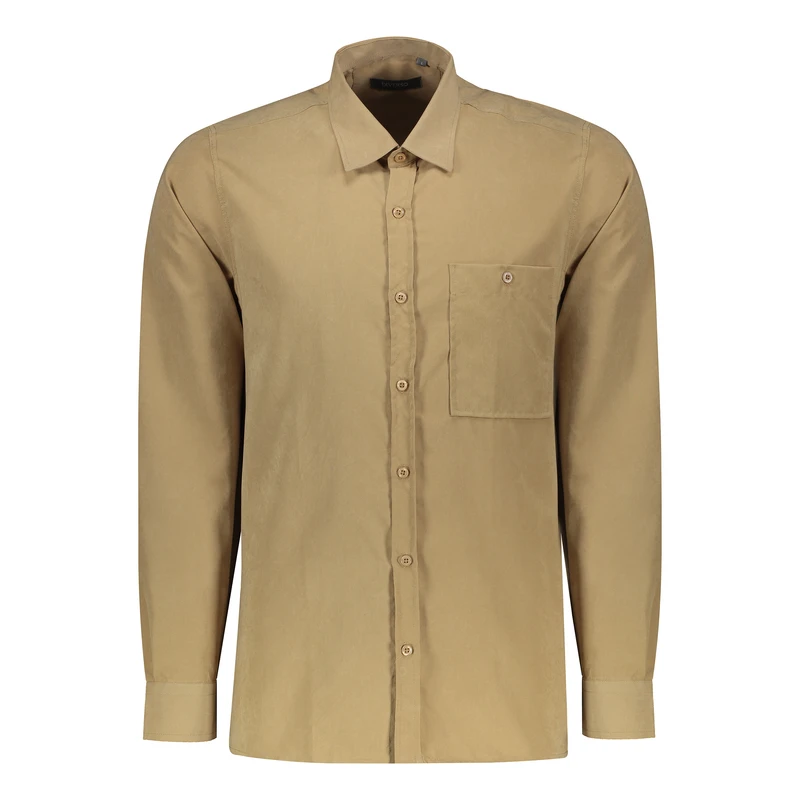 پیراهن آستین بلند یقه برگردان مردانه دیورسو کد 202505