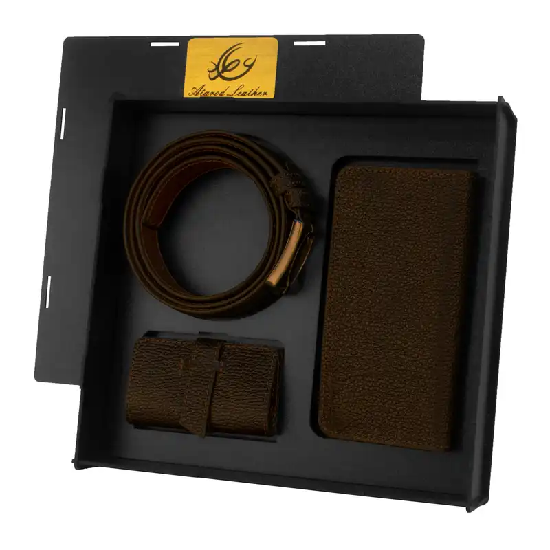 ست هدیه مردانه چرم عطارد مدل A18