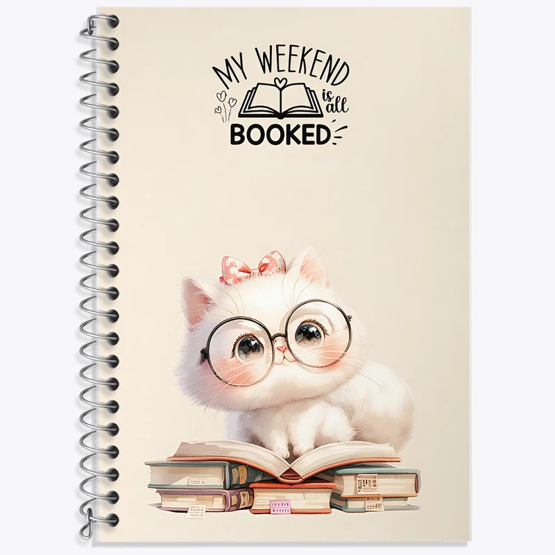 دفتر زبان 50 برگ خندالو مدل سه خط طرح کتاب کد F5847