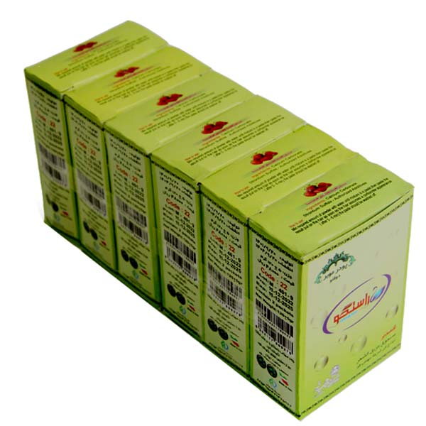 پودر موبر راستگو طرح آیسو وزن 120 گرم مجموعه 6 عددی