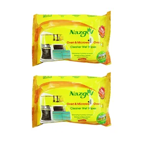 دستمال مرطوب تمیزکننده سطوح کد 009865 بسته 2 عددی