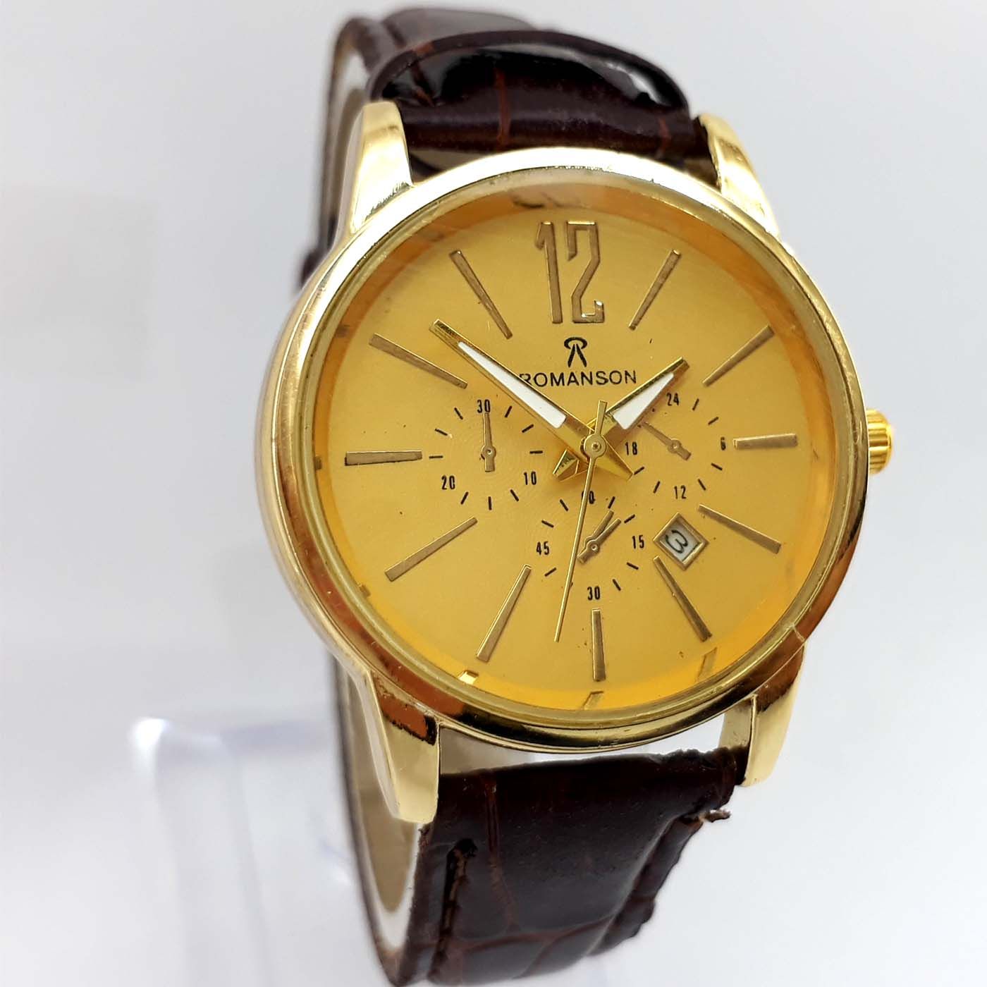 ساعت مچی عقربه ای زنانه مدل کلاسیک کد rom12 - - 2