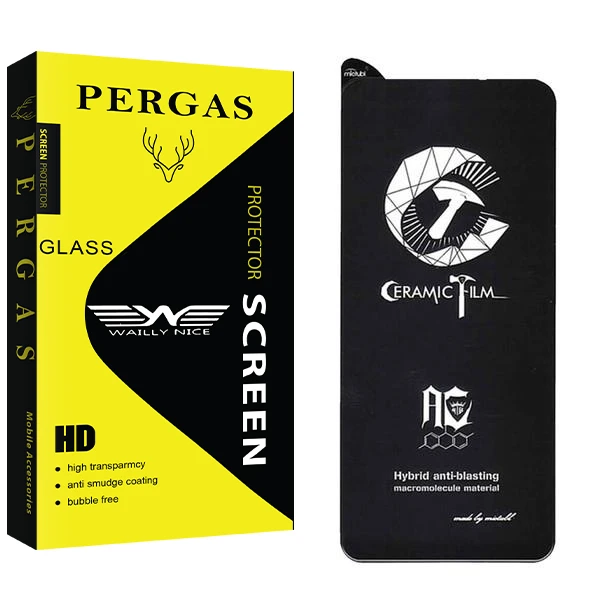 محافظ صفحه نمایش سرامیکی وایلی نایس مدل Pergas CrFilm مناسب برای گوشی موبایل شیائومی Redmi Note 12 5G