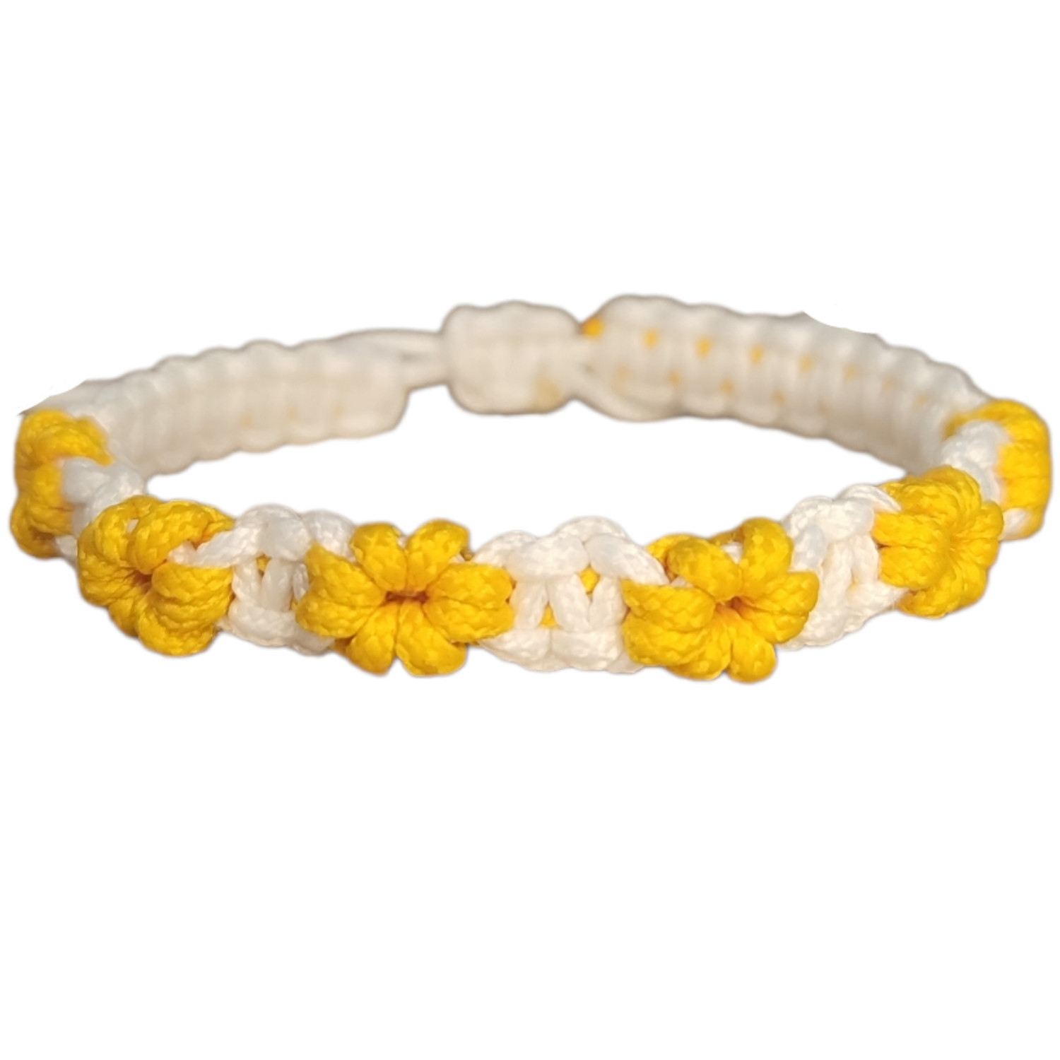 دستبند دخترانه مدل بافت گل مینیمایز