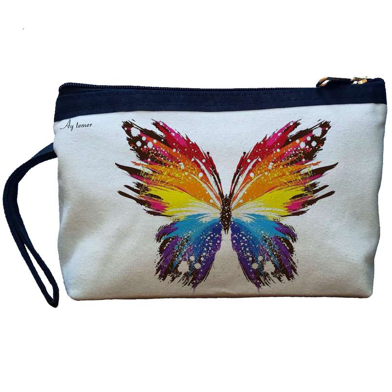 کیف لوازم آرایش زنانه آی تمر مدل پروانه کد 132