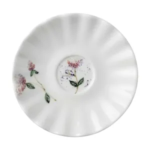 نعلبکی آوای دل مدل گل پونه بسته ۶ عددی