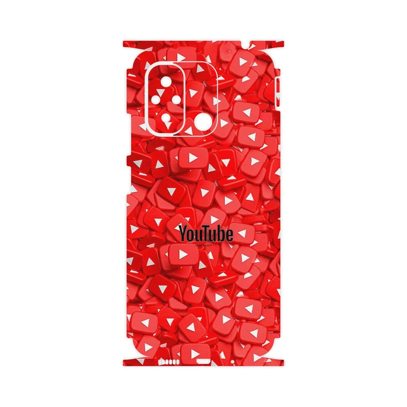 برچسب پوششی ماهوت مدل Youtube-FullSkin مناسب برای گوشی موبایل شیائومی Redmi 12C