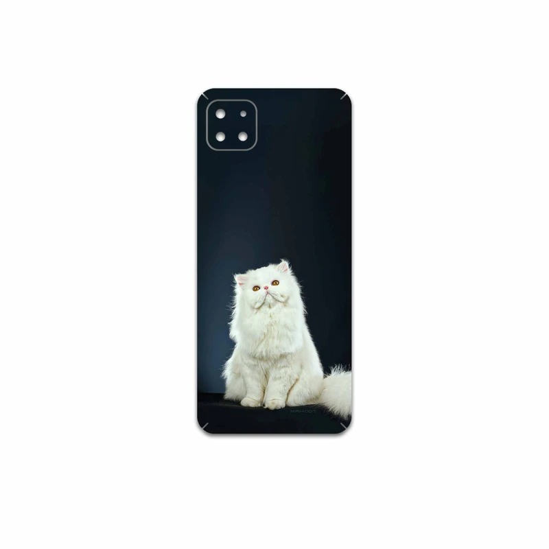 برچسب پوششی ماهوت مدل Persian-cat مناسب برای گوشی موبایل سامسونگ Galaxy A22 5G