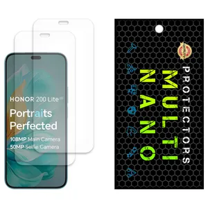 Multi Nano X-S2M Model Matte Screen Protector Suitable For Honor 200 Lite Mobile Phone Pack Of 2