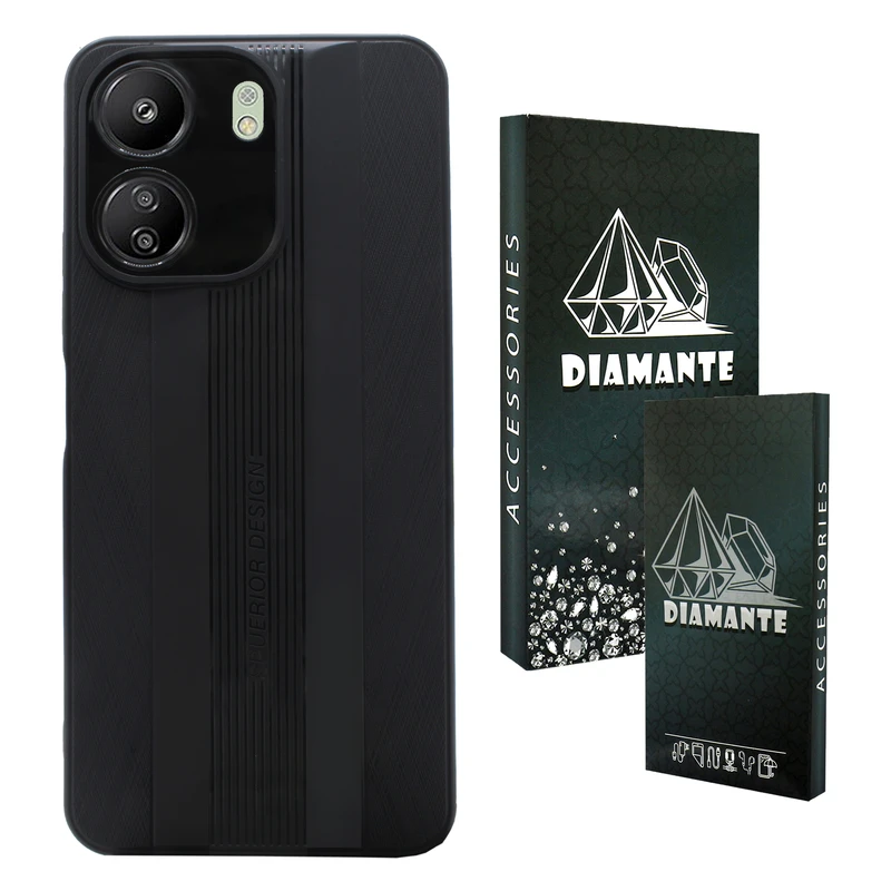 کاور دیامانته مدل Design Bk مناسب برای گوشی موبایل شیائومی Poco C65