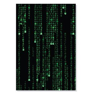 تابلو شاسی طرح فیلم ماتریکس Matrix Code مدل M0365