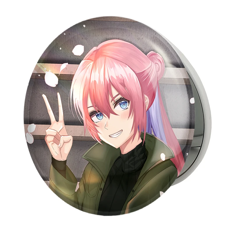 آینه جیبی خندالو طرح شیکیموری سان انیمه شیکیموری مدل تاشو کد 15858 