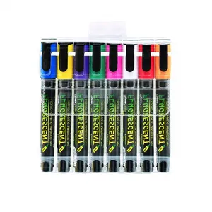 ماژیک شیشه مدل گلاس بورد فلورسنت بسته 8 عددی