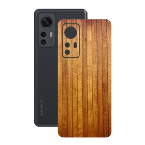Remax cover sticker Leth model wood design suitable for Xiaomi 12X mobile phone