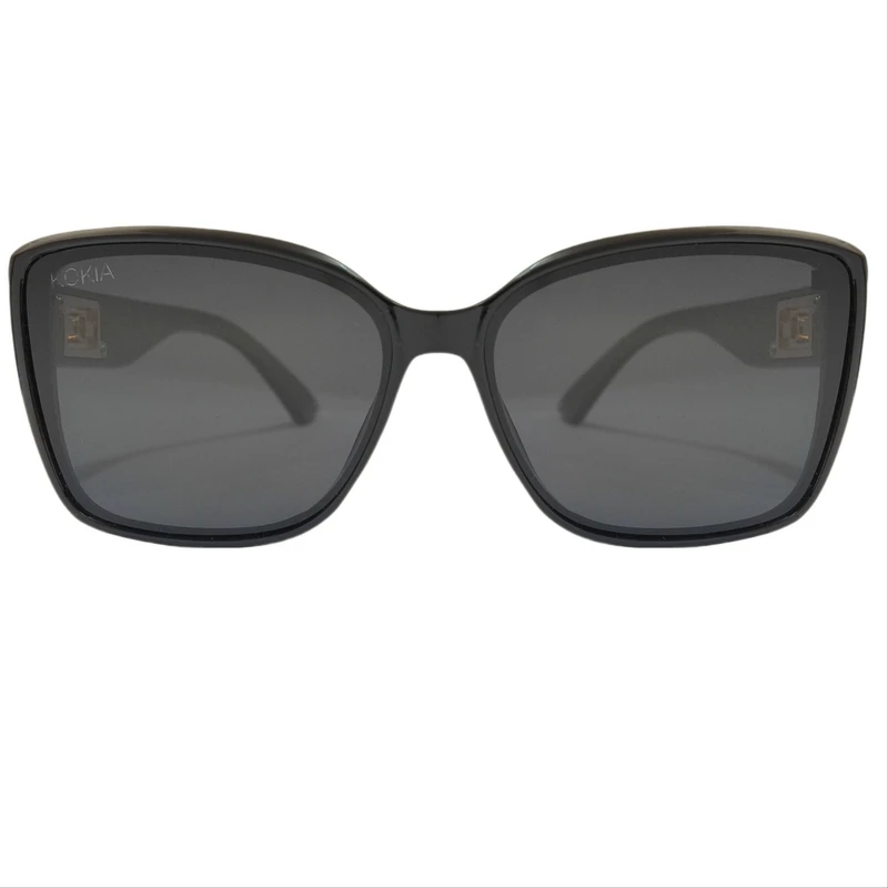 عینک آفتابی زنانه کوکیا مدل گربه ای کائوچو پلاریزه کد 141