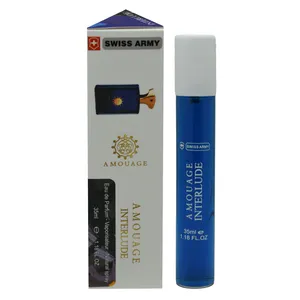 عطر جیبی مردانه سوئیس آرمی مدل آمواج اینترلود حجم 35 میلی لیتر