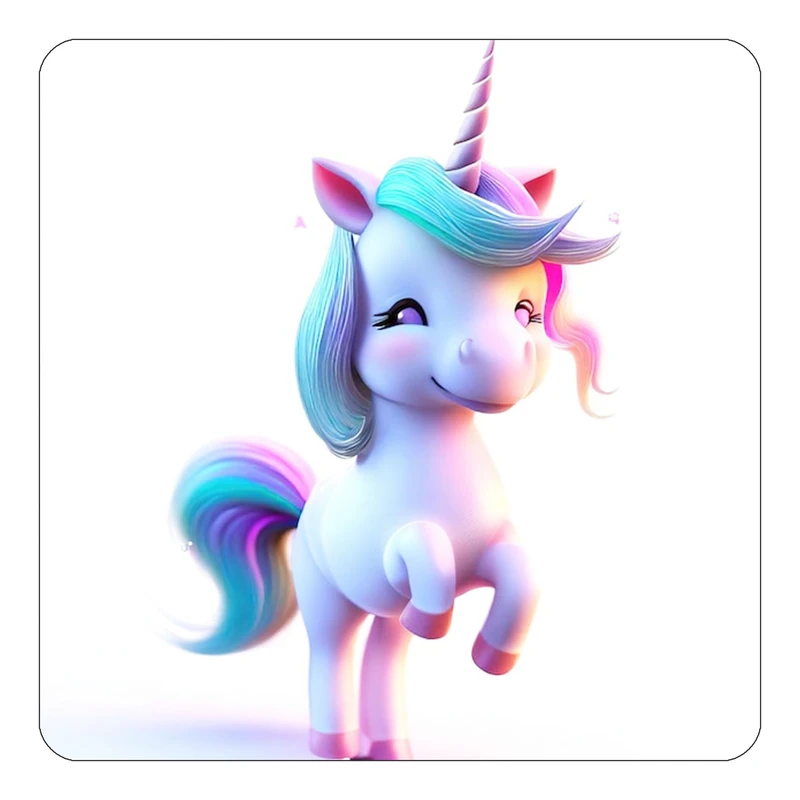 مگنت کاکتی طرح اسب تک شاخ و یونیکورن مدل mp32808