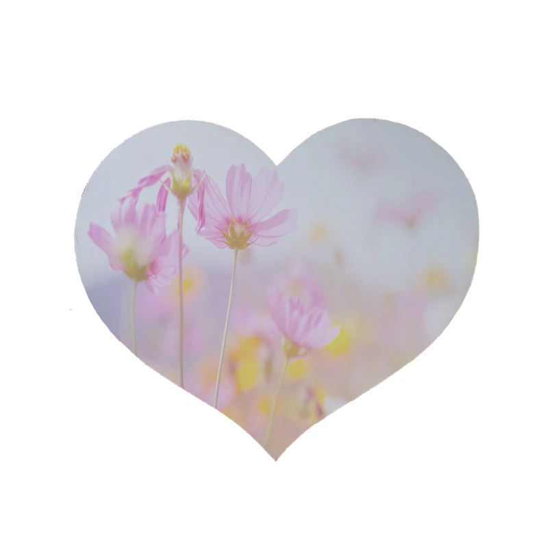 پادری مدل قلب طرح گل کد 8490 سایز 90 × 90 سانتی متر