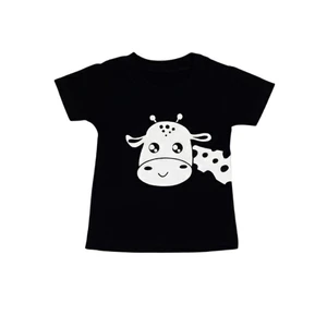 تی شرت آستین کوتاه نوزادی مدل giraffe
