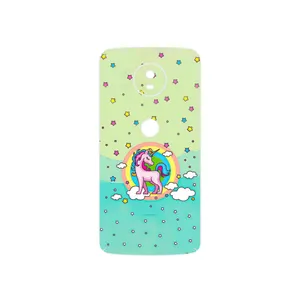 MAHOOT Rainbow unicorn adventure Cover Sticker for Motorola Moto G5S