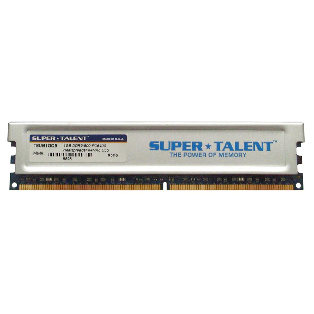 رم دسکتاپ DDR2 تک کاناله 800 مگاهرتز CL5 سوپر تلنت مدل T8UB1GC5 ظرفیت 1 گیگابایت