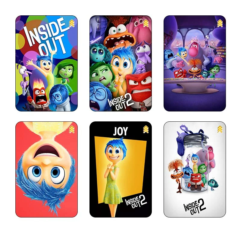 استيکر کارت کارنيکا طرح درون و بیرون Inside Out کد 51443 مجموعه 6 عددی