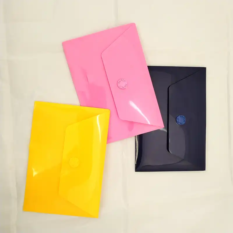 پوشه دکمه دار پاپکو کد 102 مجموعه 3 عددی