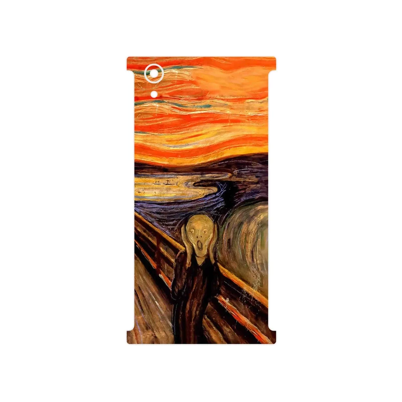 برچسب پوششی ماهوت مدل The Scream of Munch مناسب برای گوشی موبایل سونی Xperia XA1 Plus