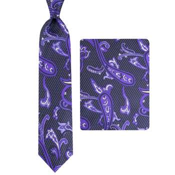 ست کراوات و دستمال جیب مردانه مدل GFF-PA1256-PU