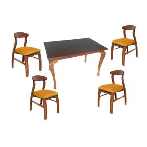 میز و صندلی ناهارخوری چهار نفره گالری والریان مدل KH-1704